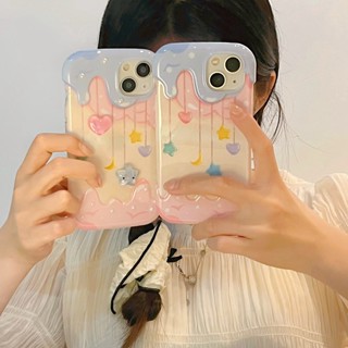 เคสโทรศัพท์มือถือ กันลื่น ลายไอศครีม สําหรับ iPhone 14Pro max 14ProiPhone 14 iPhone13 Pro iPhone 13Pro max iPhone12 Pro 11 Airpods 1 2 Pro 3