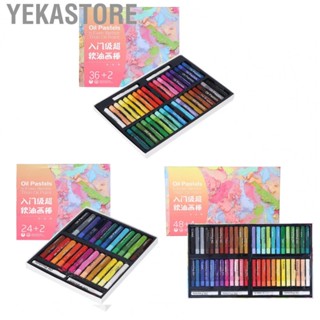 Yekastore Oil Pastels Set  Oil Crayons Easy To Mix  for Beginners