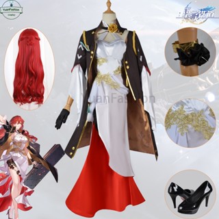 [พร้อมส่ง] Honkai Star Rail cosplay Himeko ชุดคอสเพลย์ เกมอะนิเมะ สําหรับผู้หญิง