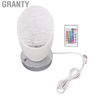 Granty Small Bedside Lamp 16 RGB Color Changing Night Light Touch Lamp W/ US