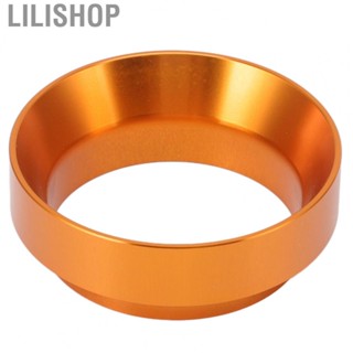 Lilishop Coffee Dosing Funnel Stainless Steel Wide Opening Smoothing Surfaces Coffee Dosing Ring Funnel