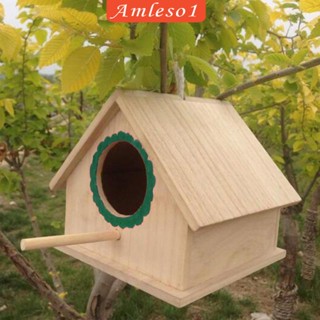 [Amleso1] กรงนกไม้ ขนาดเล็ก DIY สําหรับให้อาหารสัตว์เลี้ยง