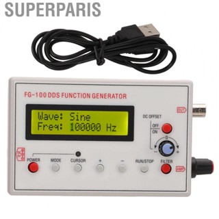 Superparis DDS Signals Generator Signal Generator 1Hz‑500kHz Sine Waveform for Receiving