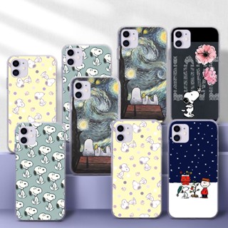 เคสโทรศัพท์มือถือแบบนิ่ม TPU ใส ลายสนูปปี้ 232A สําหรับ Samsung A01 EU A02 M02 A02S A03S A10 A10S A11 A12 A20 A30 A20S