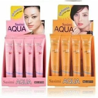 ครีมกันแดดเนื้อมูส SASIMI AQUA (BASE hydra facial mousse)
