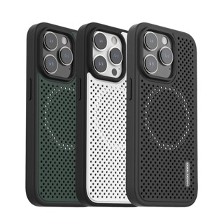 เคสโทรศัพท์มือถือ PC TPU ระบายความร้อน กันตก ลายกราฟฟิน ELVEV กระจายความร้อน สําหรับ iPhone 14 13 Pro Max