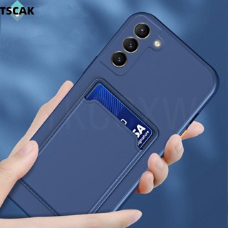 เคสโทรศัพท์มือถือ ซิลิโคน พร้อมช่องใส่บัตร แฟชั่นเรียบง่าย สําหรับ Xiaomi Poco F5 X5 Pro F4 M4 M5 C55 13 Lite