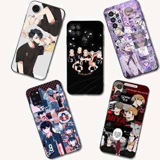 เคสโทรศัพท์มือถือ ซิลิโคนนิ่ม tpu ลาย Miya Atsumu Haikyuu สีดํา สําหรับ Samsung Galaxy A23 4G LTE A33 A53 A73 4G 5G M62 F62