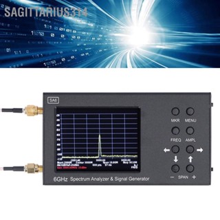 Sagittarius314 Vector Network Analyzer 6GHz VNA Spectrum เครื่องทดสอบเสาอากาศเครื่องกำเนิดสัญญาณ SA6 หน้าจอ 3.2 นิ้ว