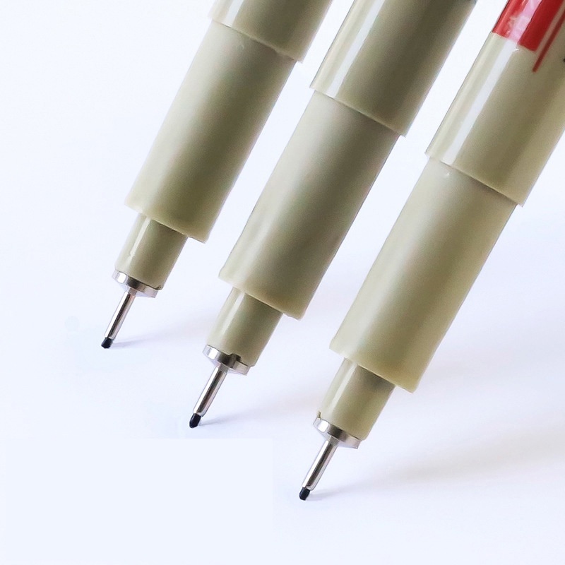 ชุดปากกาสายเบ็ด 12 ชิ้นสําหรับการร่าง, การระบายสีด้วยมือ, การออกแบบอะนิเมะ, ศิลปะการ์ตูน, ภาพวาดนักเรียน