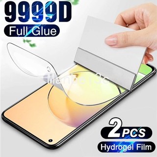 ฟิล์มไฮโดรเจลนิ่ม กันรอยหน้าจอ แบบเต็มจอ สําหรับ Realme 11 10 Pro C55 C35 C33 C31 C30 C30S