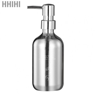 Hhihi Pump Bottle  Soap Pump Dispenser Silver PP Electroplating Refillable  for Bathroom for Kitchen