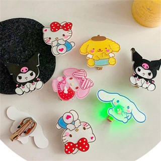 Tiktok Sanrio กิ๊บเรืองแสง หยก กระต่าย สุนัข กิ๊บติดผม เวอร์ชั่นเกาหลี การ์ตูน หน้าม้า คลิป เครื่องประดับผม 5 ชิ้น