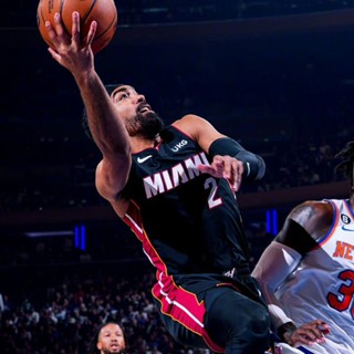 เสื้อกีฬาบาสเก็ตบอลแขนกุด ลายทีม NBA Miami Heat Jersey No.2 Gabe Vincent 22-23 Season ชุดเหย้า สําหรับผู้ชาย