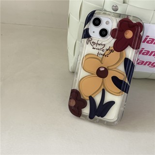 Yiki|เคสโทรศัพท์มือถือนิ่ม ลายภาพวาดสีน้ํามัน รูปดอกไม้สีเหลือง สําหรับ Xiaomi Redmi 12C 10C 10 Prime 10 9T 9C 9A 9 K60E K60 Pro K60 K50 K40 K40S K30 K20 Pro