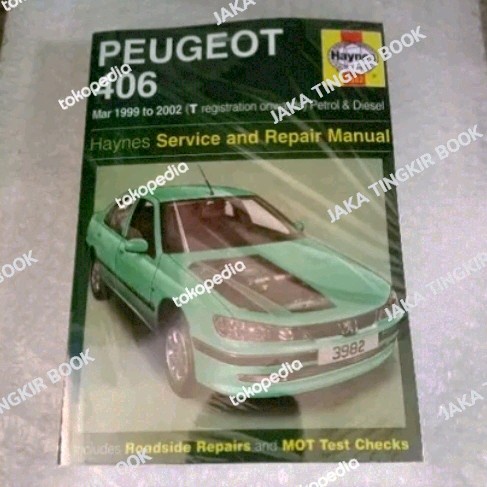 หนังสือคู่มือ Peugeot 406 Book 1999-2002 haynes