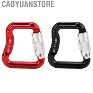 Caoyuanstore Lightweight Locking Carabiner   Antislip Climbing Carabiner 20KN Aluminum Alloy  for Camping