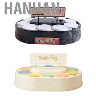 Hanhan Rotating Cupcakes Machine Automatic Rotating Display Table Swing Tray for Kids Birthday Party Gifts