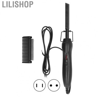 Lilishop Hot Comb Electric  Light Weight Straightening Comb  for Home for Hair Salon for Travel