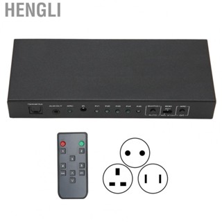 Hengli Extractor 5 Port Support 4K 60Hz UHD Auto EDID HDR Switch  Splitter