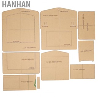 Hanhan  Template  9PCS Precise Cutting Shoulder Bag Template Compact  for DIY