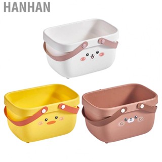 Hanhan Shower   Large Opening Durable PP Shower Bin Cartoon Style  for Bathroom