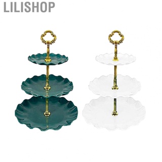 Lilishop 3 Tier Cake Tray  Practical 3 Layer Fruit Tray Decoration Multifunctional  for Coffee Shops for Party Ornament