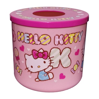 Box Tissue Hello Kitty Pink Sanrio กล่องทิชชู่เฮลโลคิตตี้สีชมพู ลายการ์ตูนซานริโอ