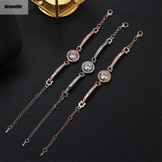 【DREAMLIFE】Bracelet Gift Jewelry Ladies Sparkly Women Adjustable Extender Diamond