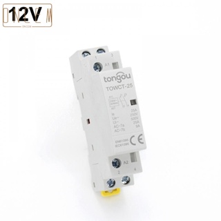 【ONCEMOREAGAIN】25A Voltage DC Contactor 2NO Mute DIN Rail DC Contactor for Smart Home