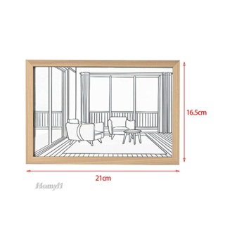 [Homyl1] โปสเตอร์ภาพวาดเงา เพื่อความสวยงาม สําหรับห้องรับประทานอาหาร ร้านอาหาร ห้องนอน