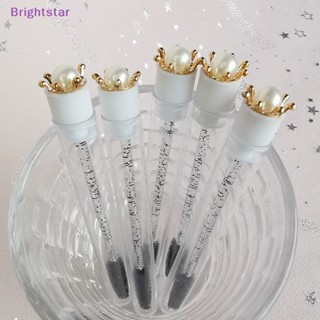 Brightstar แปรงปัดขนตา มาสคาร่า แท่งสปูลลี่ หลอดคริสตัล แปรงแต่งหน้า เครื่องมือใหม่