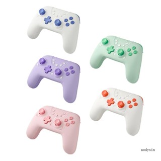 Aod Gamepad จอยสติ๊ก รีโมท พร้อมสายชาร์จ USB สําหรับ Nintend Switch Pro