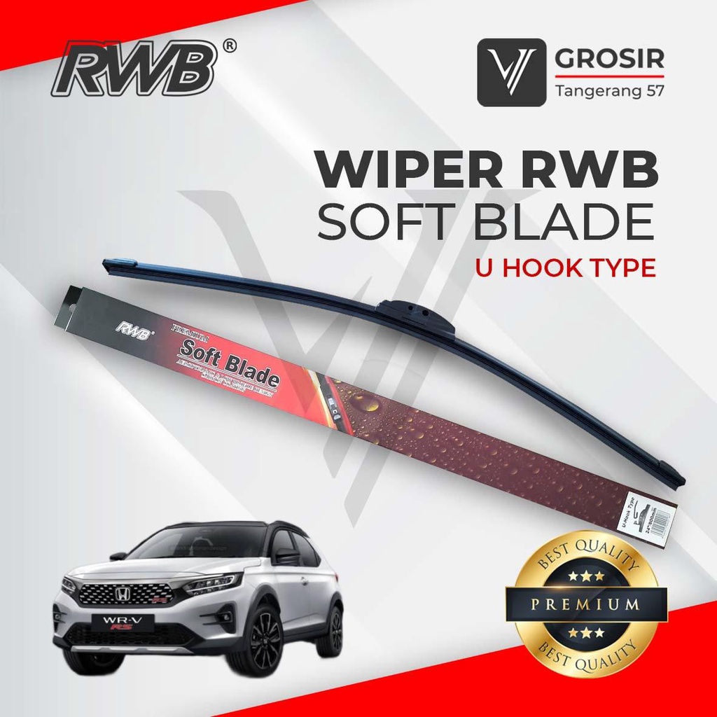 HONDA WRV RS 2022 Soft Blade RWB WIPER 2 ชิ้น