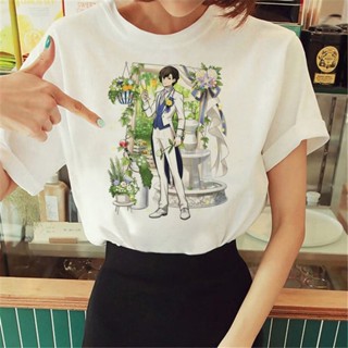 เสื้อยืด พิมพ์ลายมังงะ Bungou Stray Dogs สไตล์ญี่ปุ่น ยุค 2000 สําหรับผู้หญิง