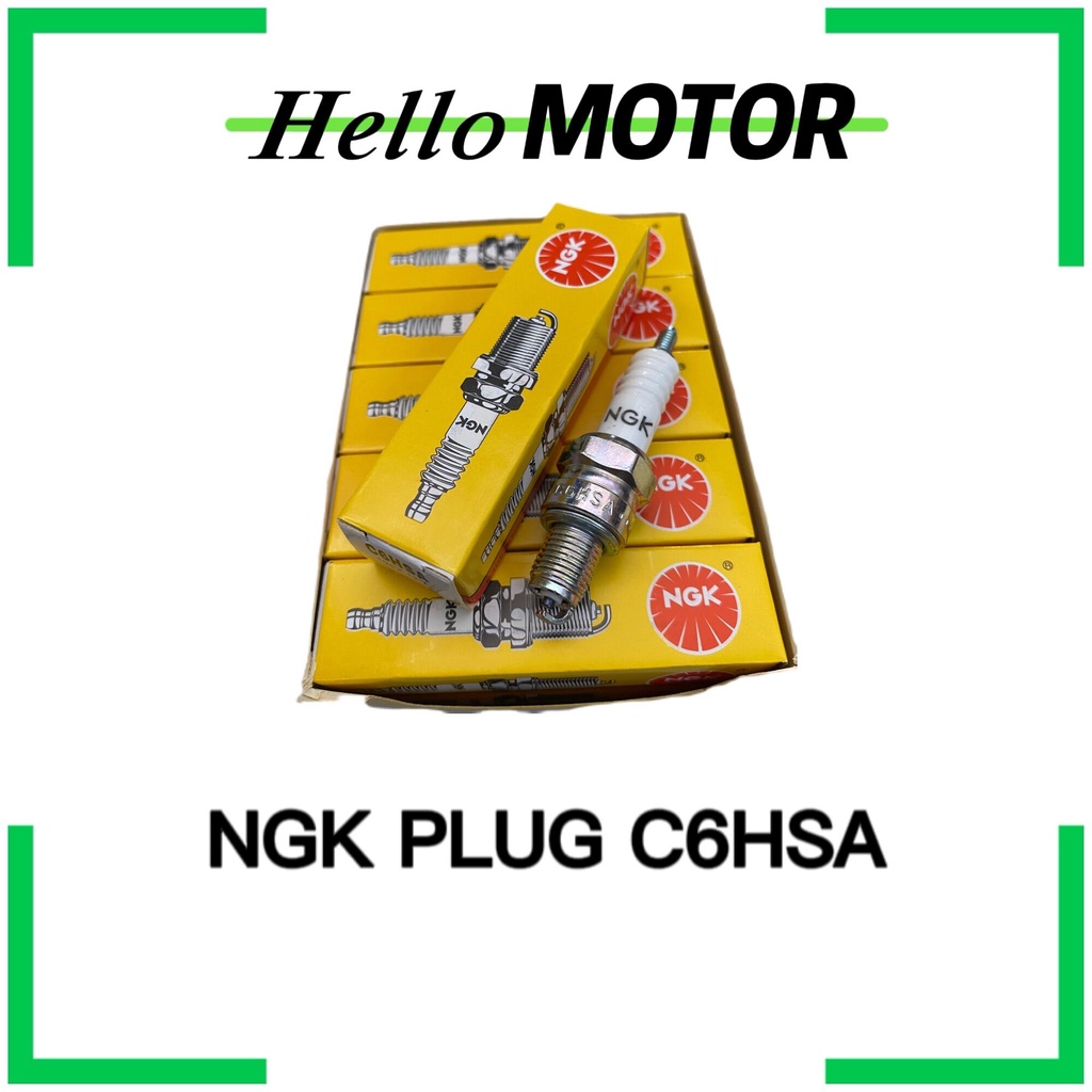 NGK SPARK PLUG C6 C6HSA EX5 DREAM WAVE W110 W125 SRL110 SRL115 SYM DEMAK SMASH KRISS GT128 K110