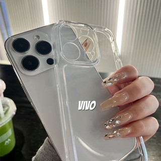 เคสโทรศัพท์กันกระแทก TPU อ่อนสำหรับ For VIVO Y11 Y12 Y15 Y17 Y20 Y21 Y12S Y91 Y19 Y30 เคสโทรศัพท์ซิลิโคนคุณภาพสูงทนทาน