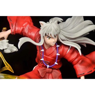 โมเดลฟิกเกอร์อนิเมะ GK Killer Maru Roof Scene Inuyasha Combat Edition ของเล่นสําหรับเด็ก