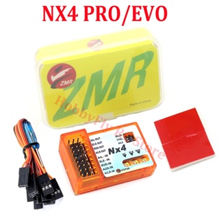 Zmr NX4 PRO EVO ตัวควบคุมการบิน 3D สมดุลไจโรสโคป สําหรับเครื่องบินปีกคงที่ รองรับอัตราการเต้นของ / ถือ / ไจโร โหมดปิดเครื่องบิน