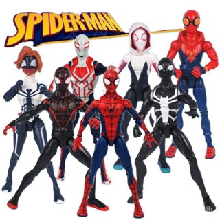 Spot Marvel legend Avengers Spider-Man enters Spider poetry action figure PVC ghost spider Figma movie model collection toy gift