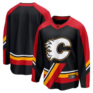 Qy NHL Calgary Flames Jersey Hockey เสื้อยืด แขนยาว พลัสไซซ์ พิเศษ