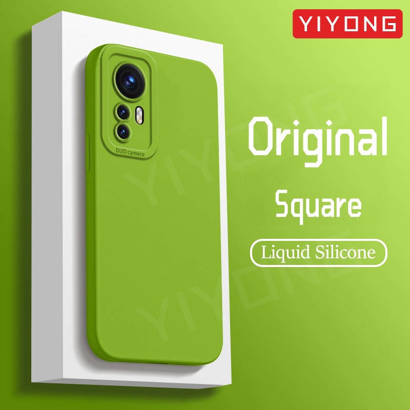 Mi12 กรณี YIYONG ซิลิโคนเหลวสําหรับ Xiaomi Mi 12 XT 12X 12T 13 13T Pro Xiomi Mi12X Mi12T Mi13 Mi13T กรณี