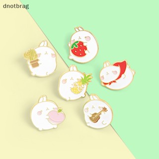 [dnotbrag] การ์ตูนสัตว์หวานกระต่ายเคลือบ Pins ผลไม้พืชสตรอเบอร์รี่สับปะรดโลหะผสมเข็มกลัดผู้หญิงน่ารักเครื่องประดับของขวัญ [พร้อมส่ง]