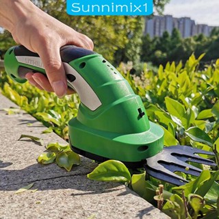 [Sunnimix1] เครื่องตัดหญ้าไฟฟ้า ไร้สาย สีเขียว สําหรับพุ่มไม้ สวน