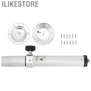 Ilikestore 19.3-28.3in Table Pedestal Kit Adjustable Silver Pillar with Mount Base Parts Universal for Caravan Motorhome Yacht