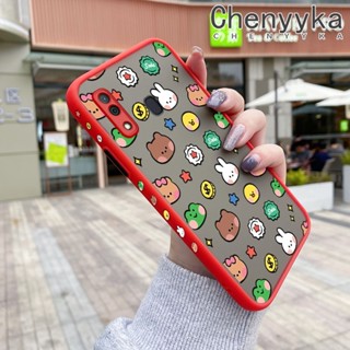 เคสซิลิโคนนิ่ม แบบใส ขอบสี่เหลี่ยม กันกระแทก สําหรับ Samsung galaxy A30 A20 M20