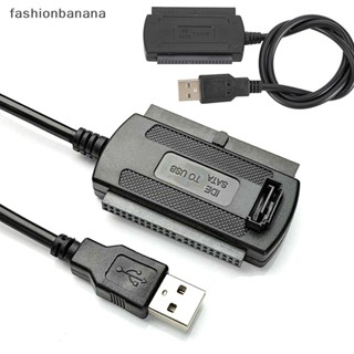 [fashionbanana] อะแดปเตอร์แปลงสายเคเบิ้ล USB 2.0 เป็น IDE สําหรับฮาร์ดไดรฟ์ 2.5 3.5 นิ้ว HD ใหม่ พร้อมส่ง