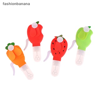 [fashionbanana] พัดมือถือ รูปผลไม้ ขนาดเล็ก แบบพกพา ของเล่นสําหรับเด็ก พร้อมส่ง