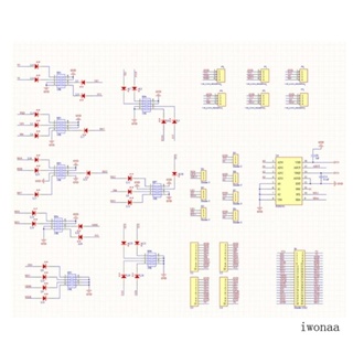 Iwo บอร์ดเบรกเอาท์ LED IO พอร์ตเซนเซอร์ ADC DCA สําหรับ Raspberry Pi