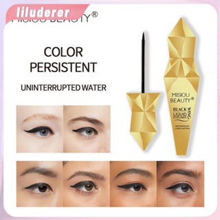 Misiou Beauty Lasting Waterproof Eyeliner Cool Black Liquid Eyeliner Quick-drying Anti-sweat Beauty Cosmetics HO